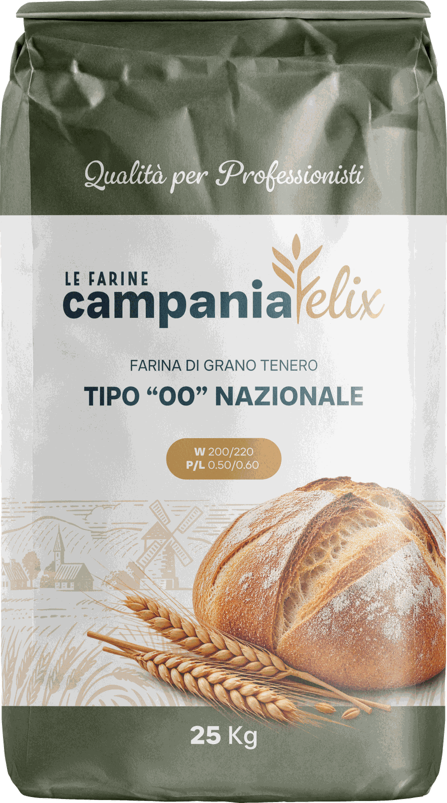 Sacco di farina Tipo “00” Nazionale da 25 Kg